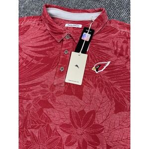 Arizona Cardinals Men's 4XLB Big & Tall Tommy Bahama Paradise Polo Shirt - New